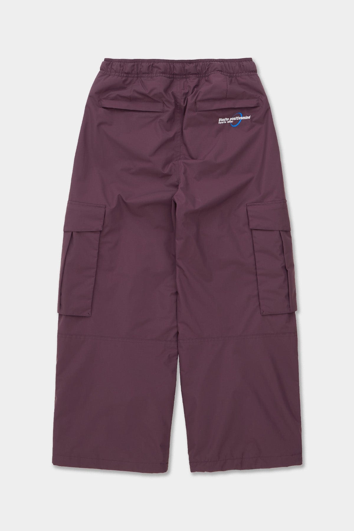 VERT CARGO BIG PANTS WINE