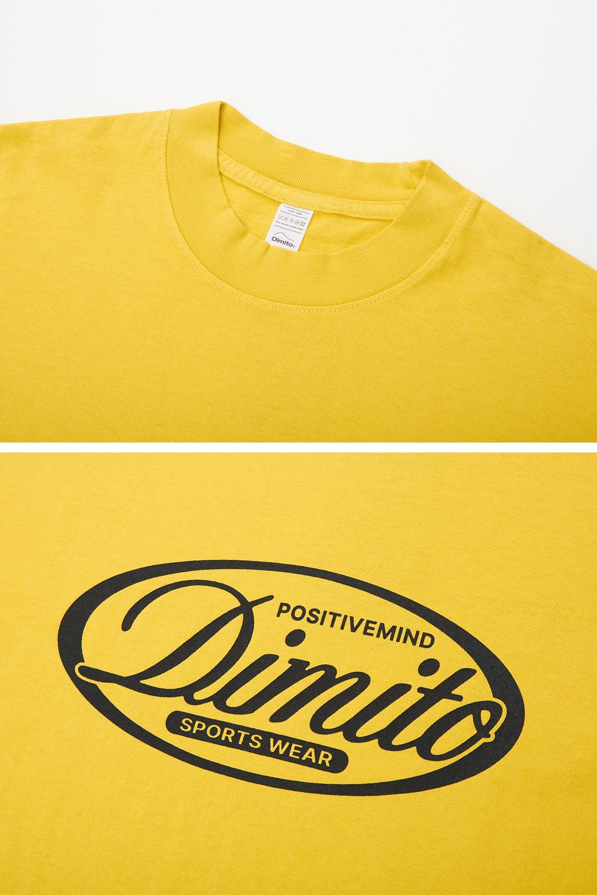 VERT CIRCLE DPM SSV GD 6.5OZ TEE SPECTRA YELLOW