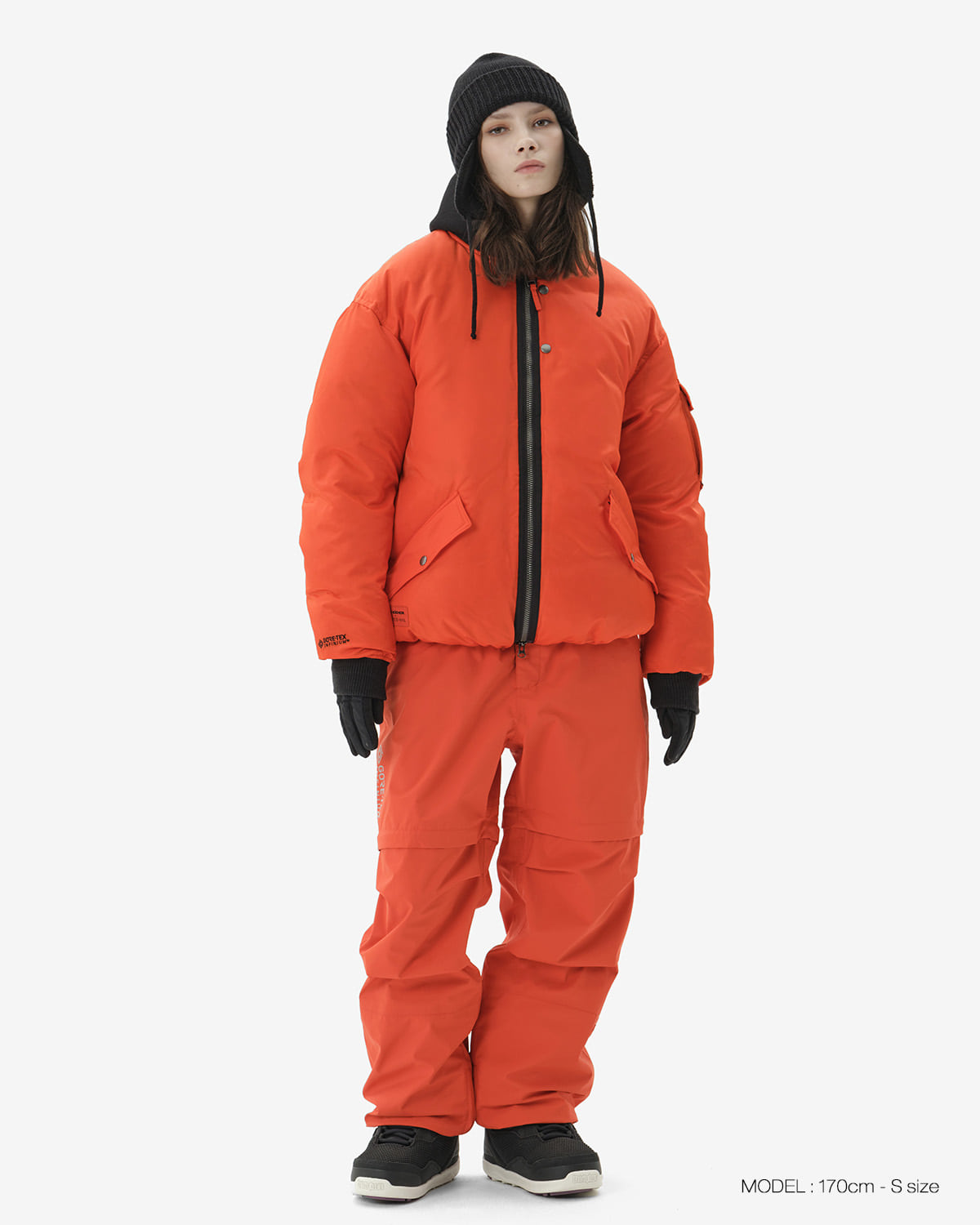 VERT COMBAT DOWN (VTX X EIDER) JACKET DEEP ORANGE