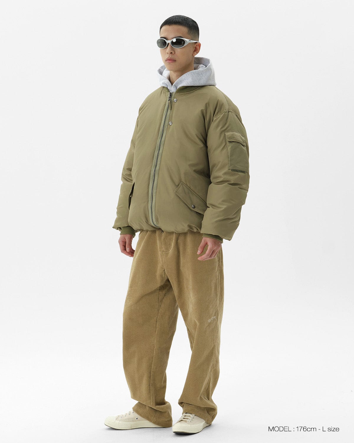 VERT COMBAT DOWN (VTX X EIDER) JACKET OLIVE