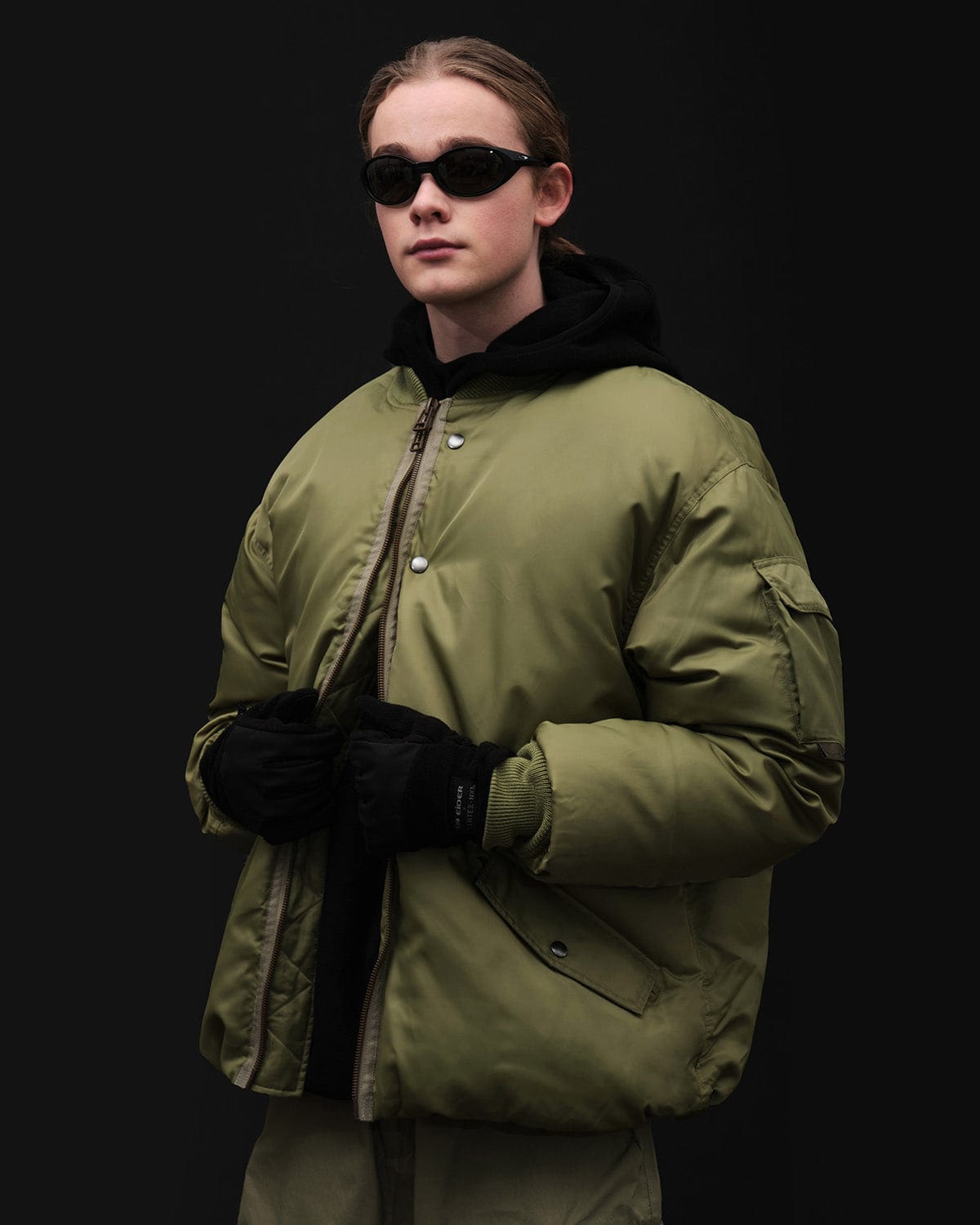 VERT COMBAT DOWN (VTX X EIDER) JACKET OLIVE