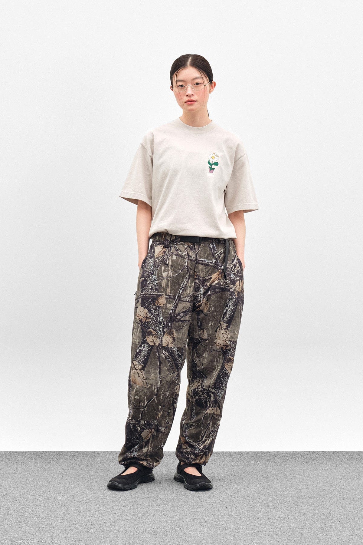 VERT COMBINE PANTS BROWN TREE