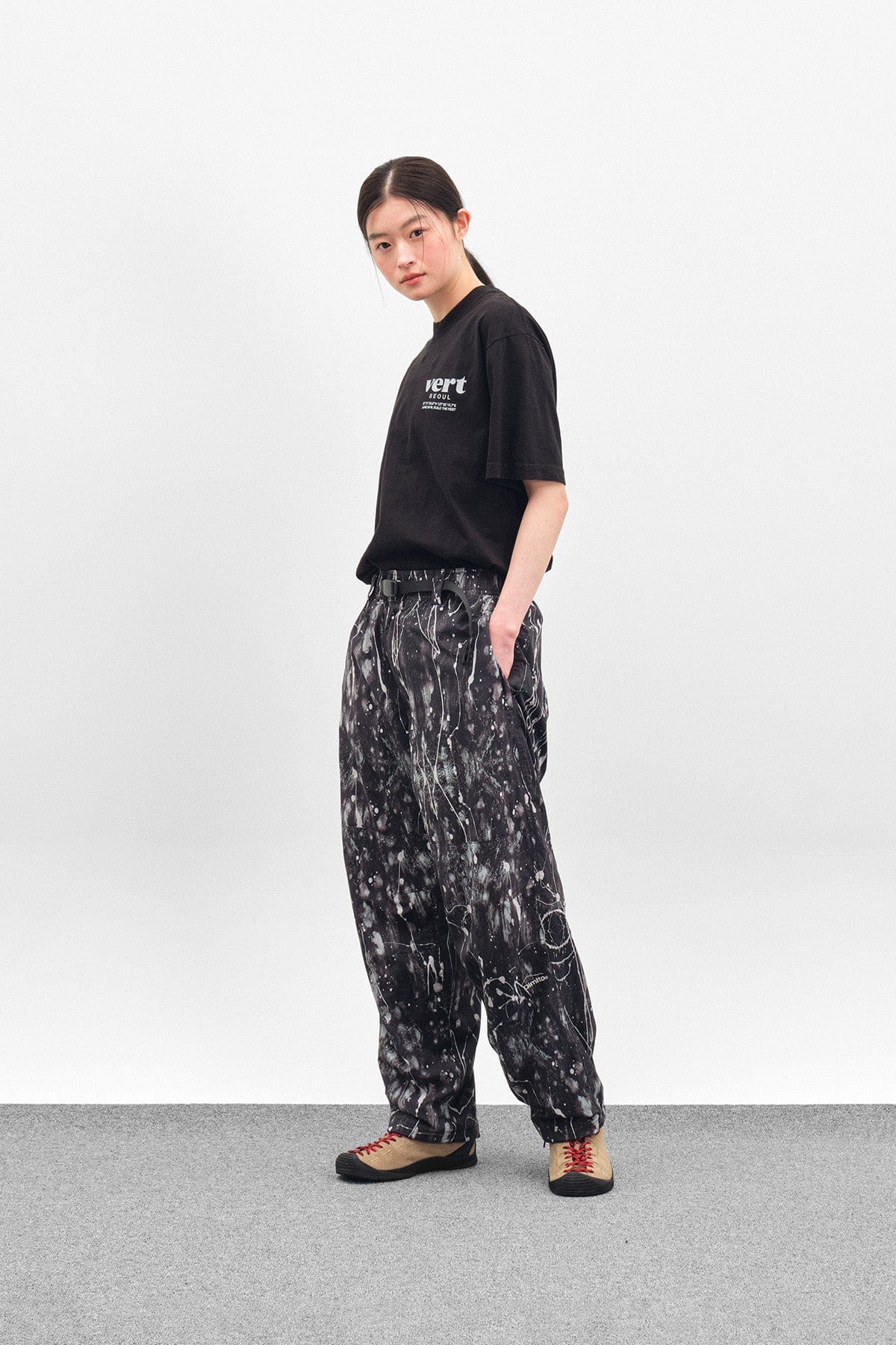 VERT COMBINE PANTS P-WORK BLACK