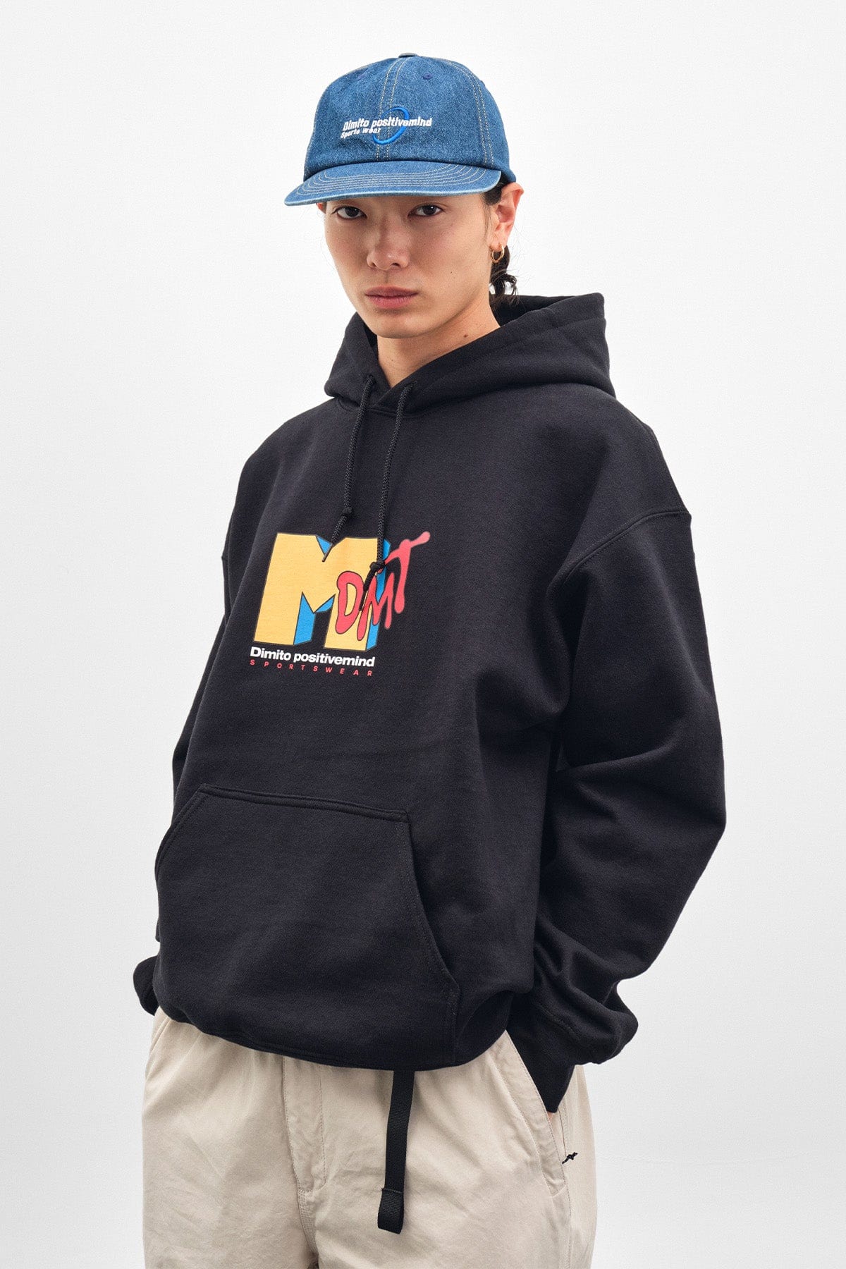 VERT DMTV HOODIE BLACK