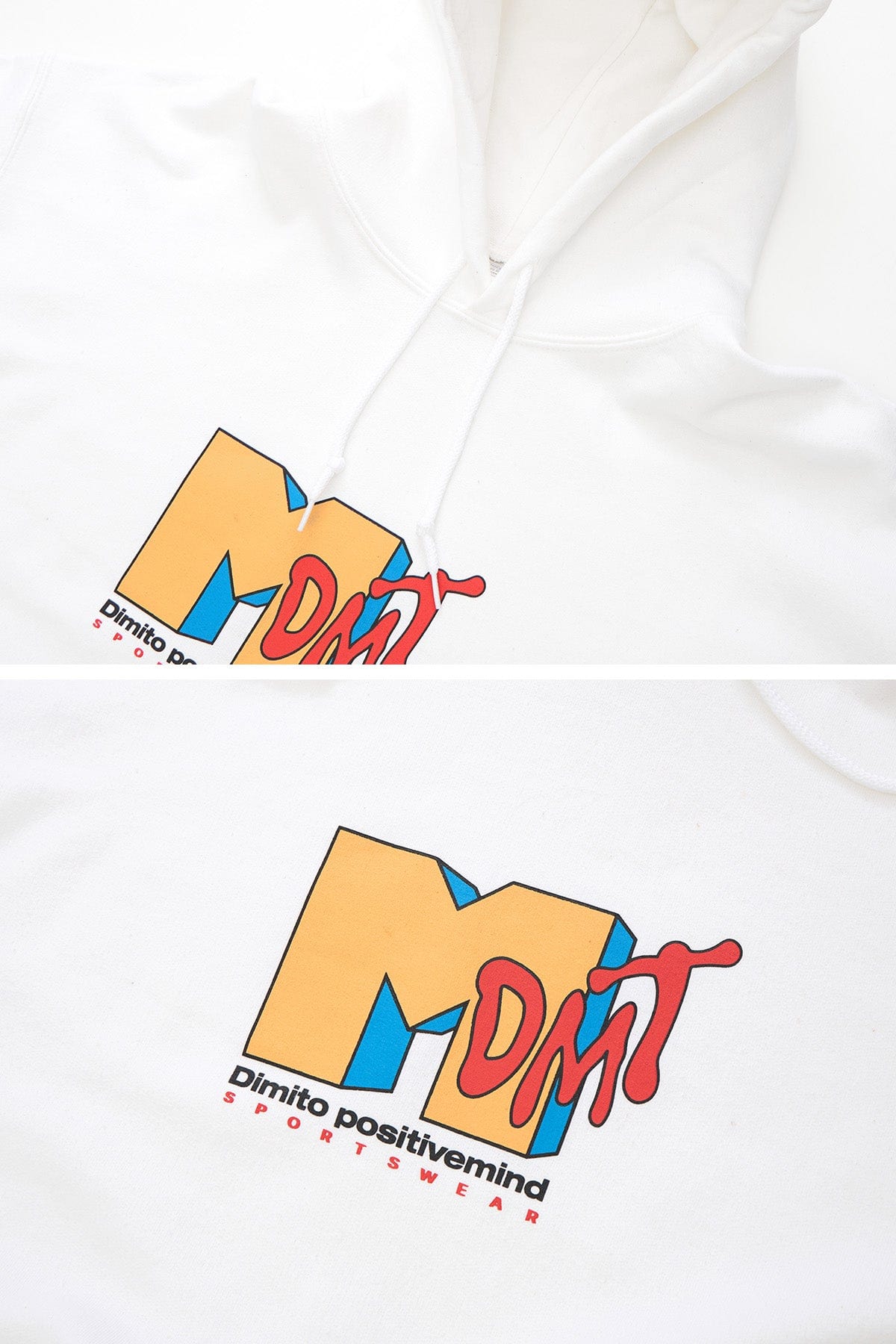 VERT DMTV HOODIE WHITE