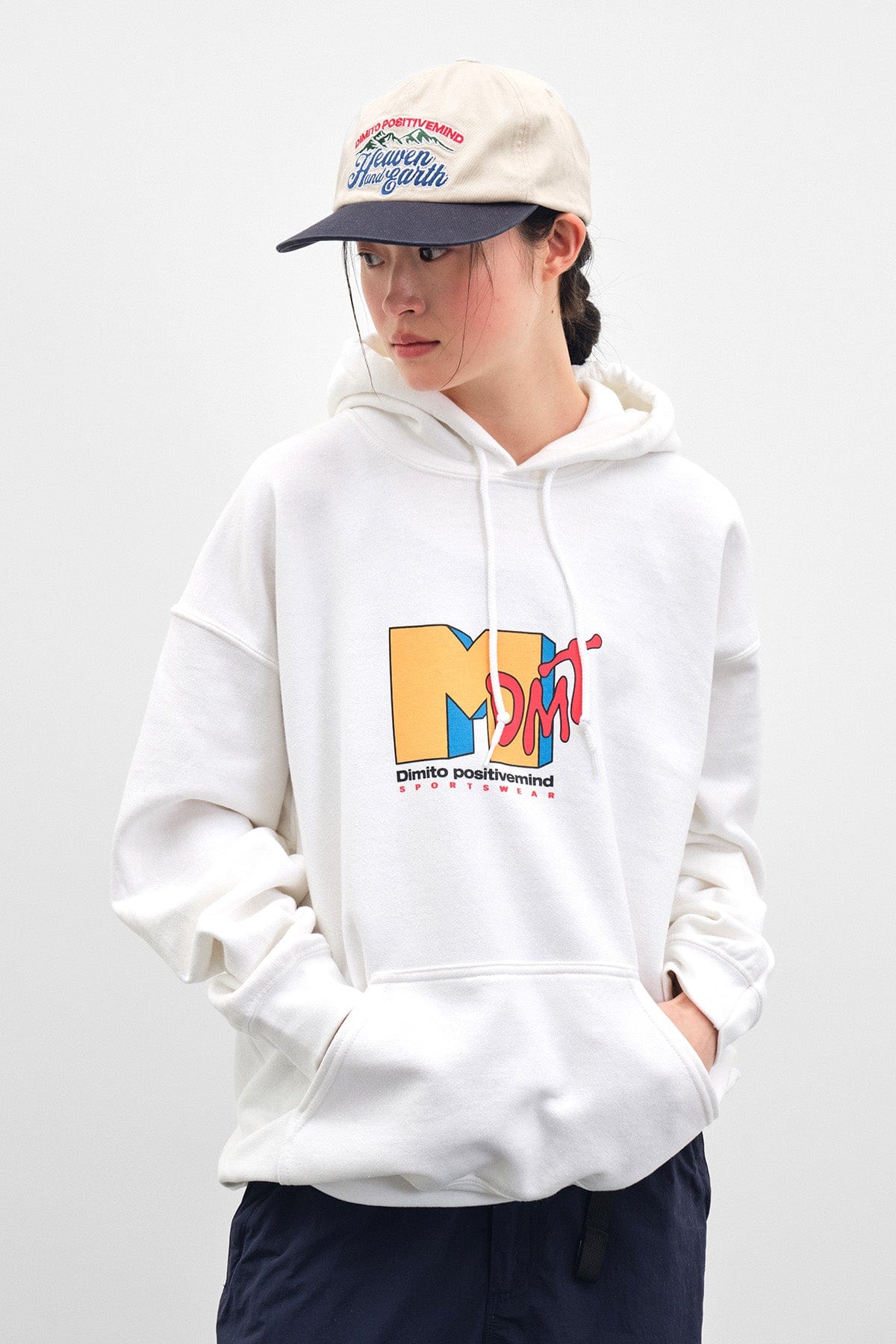 VERT DMTV HOODIE WHITE