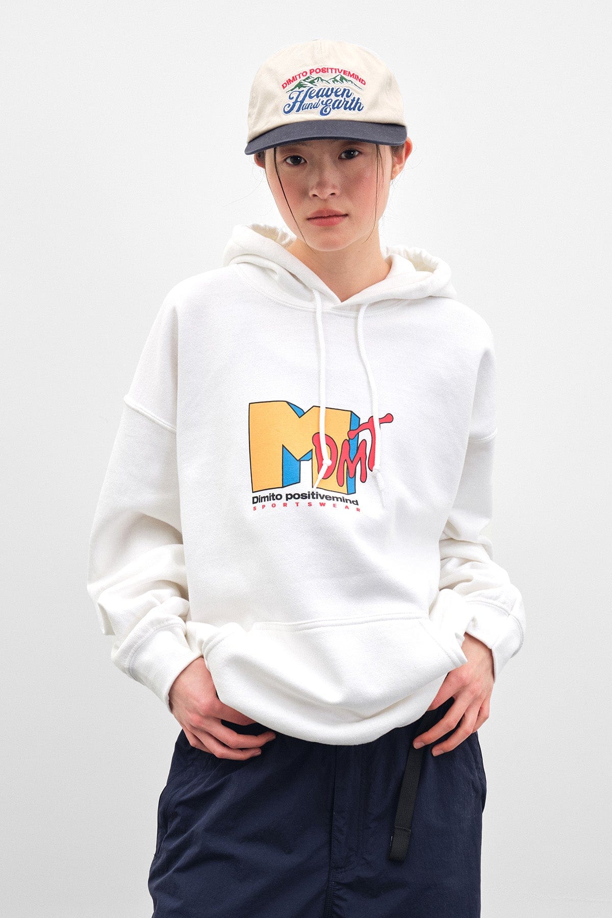 VERT DMTV HOODIE WHITE