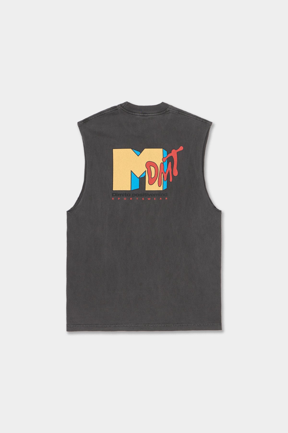 VERT DMTV SLEEVELESS GD 6.5OZ TEE VINTAGE BLACK