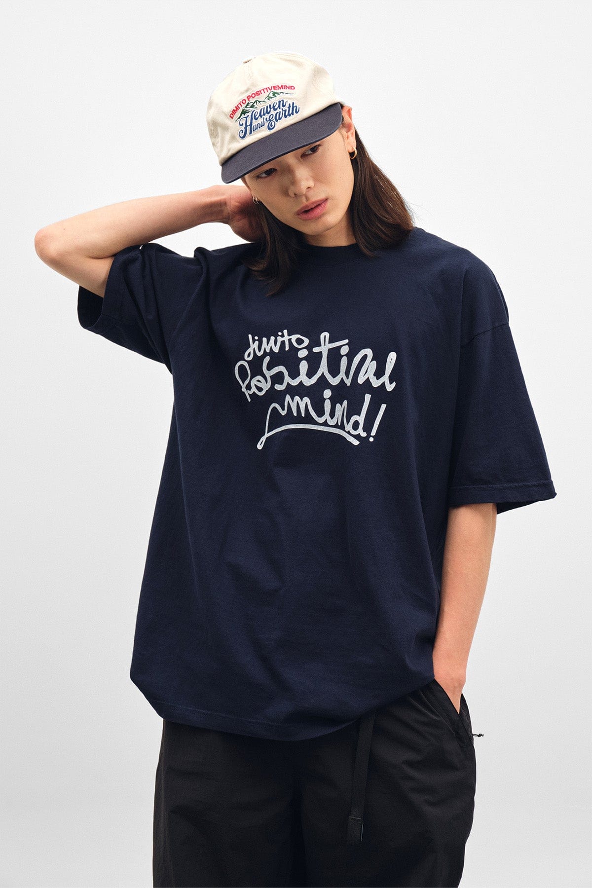 VERT DOODLE SSV GD 6.5OZ TEE NAVY