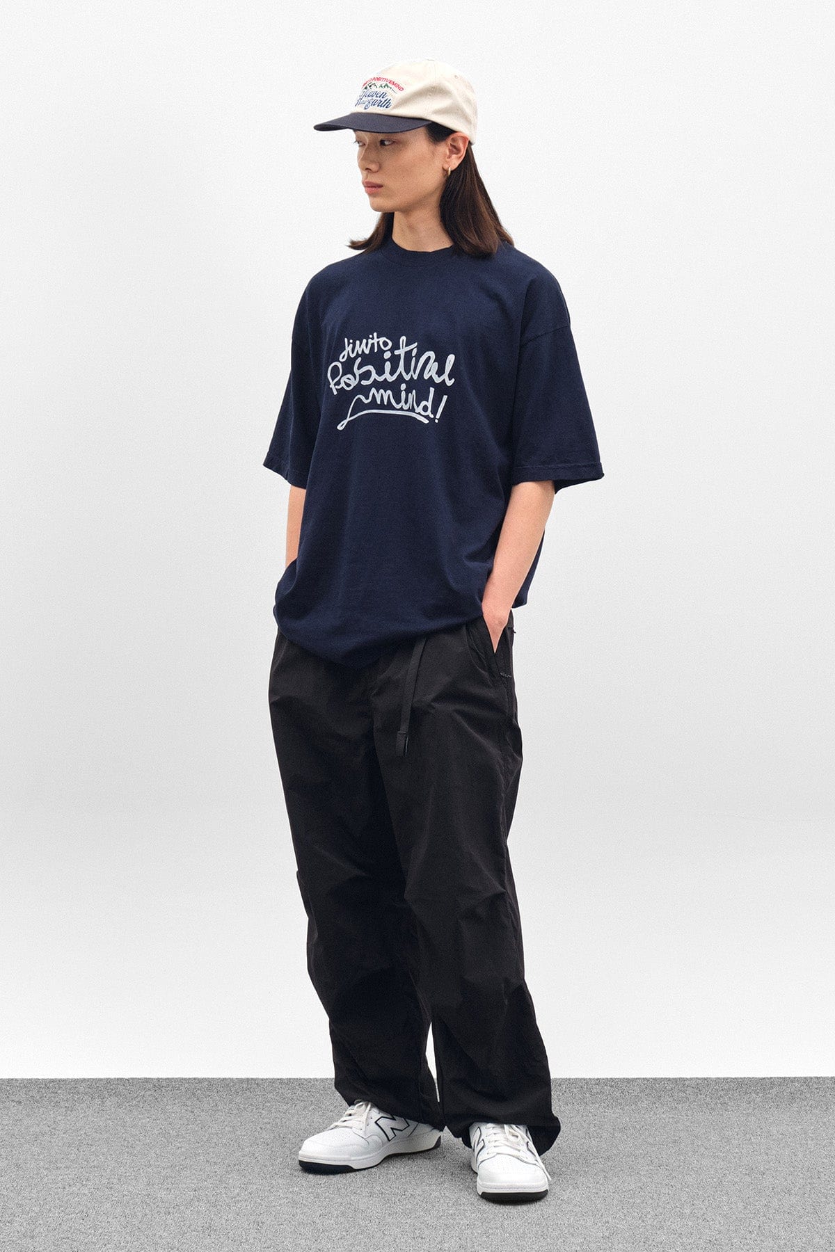 VERT DOODLE SSV GD 6.5OZ TEE NAVY