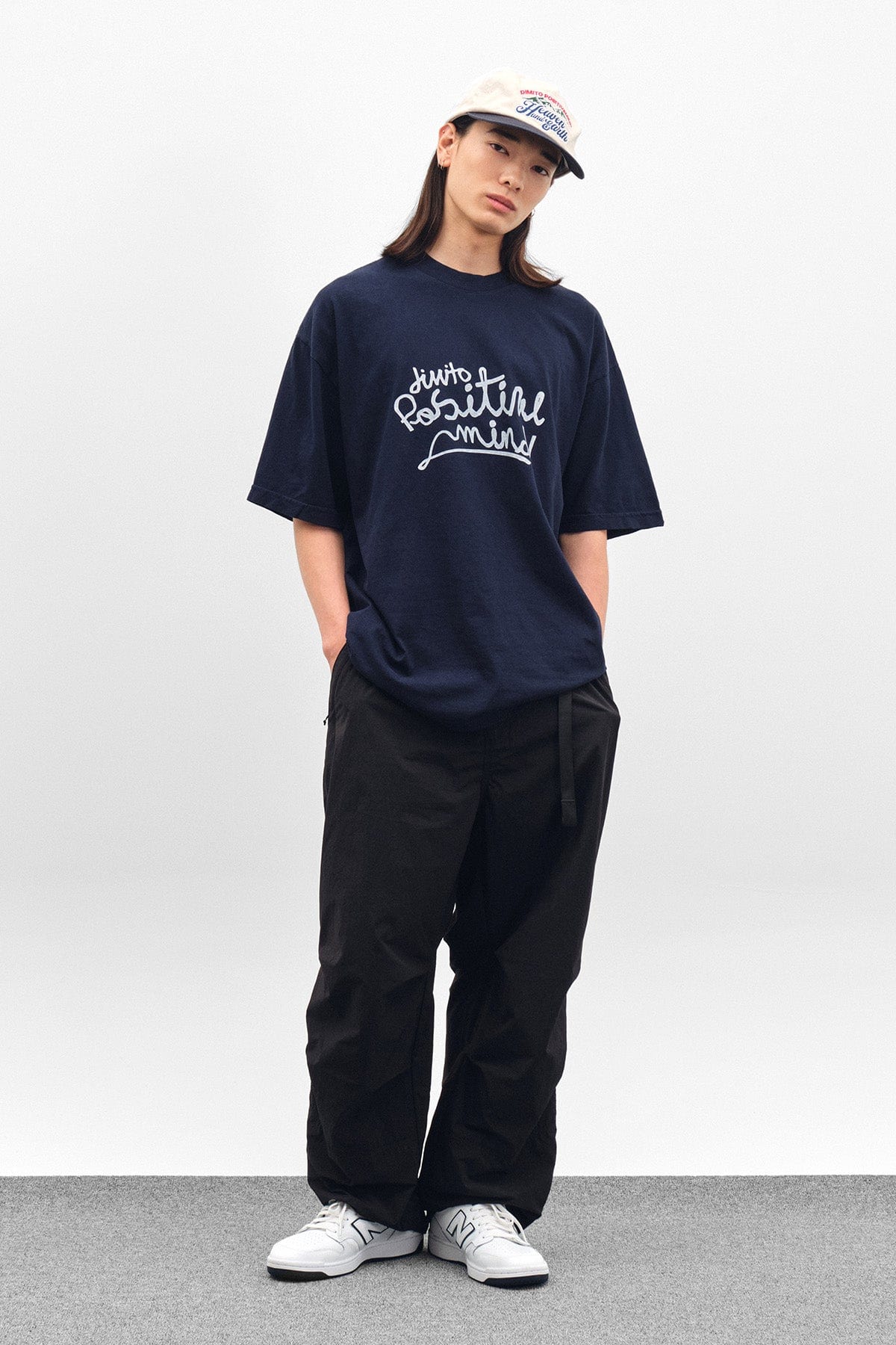 VERT DOODLE SSV GD 6.5OZ TEE NAVY