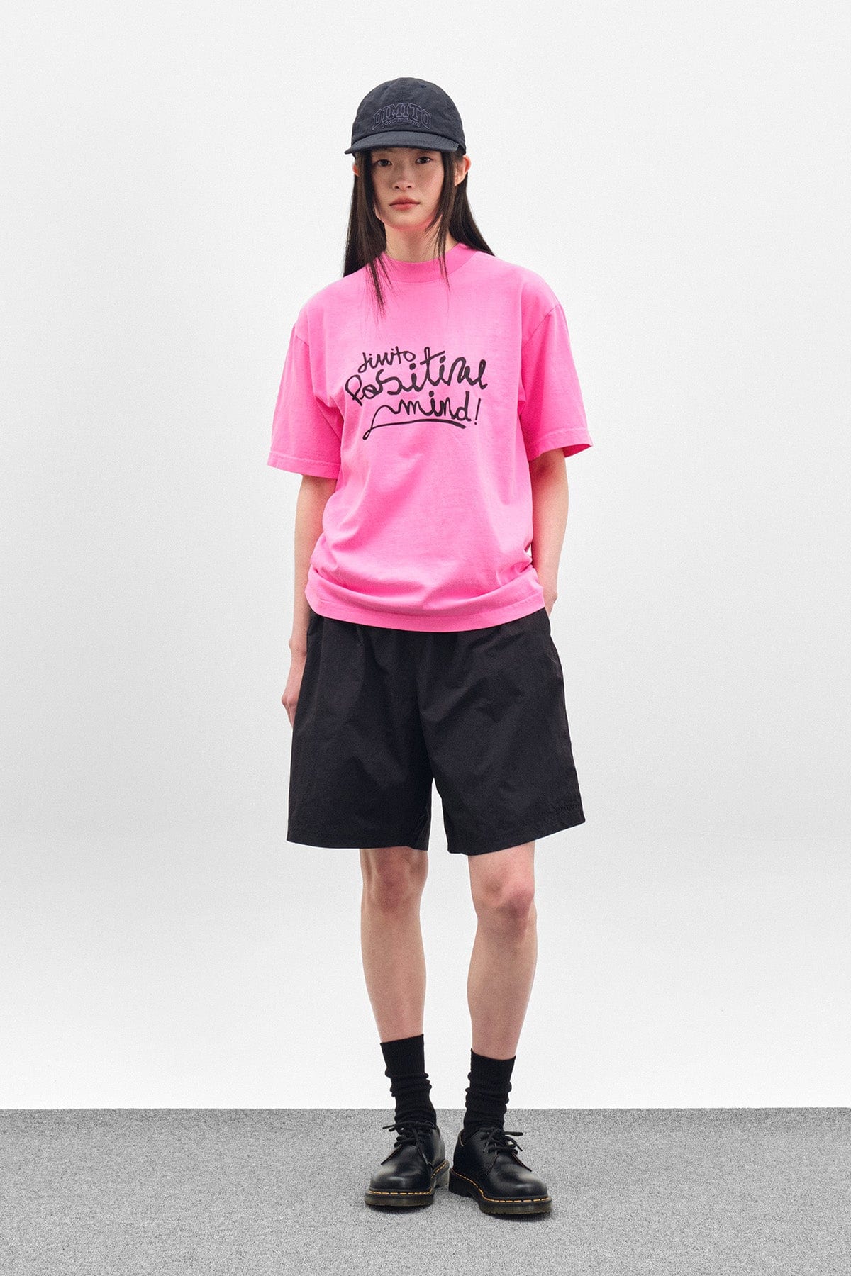 VERT DOODLE SSV GD 6.5OZ TEE NEON PINK