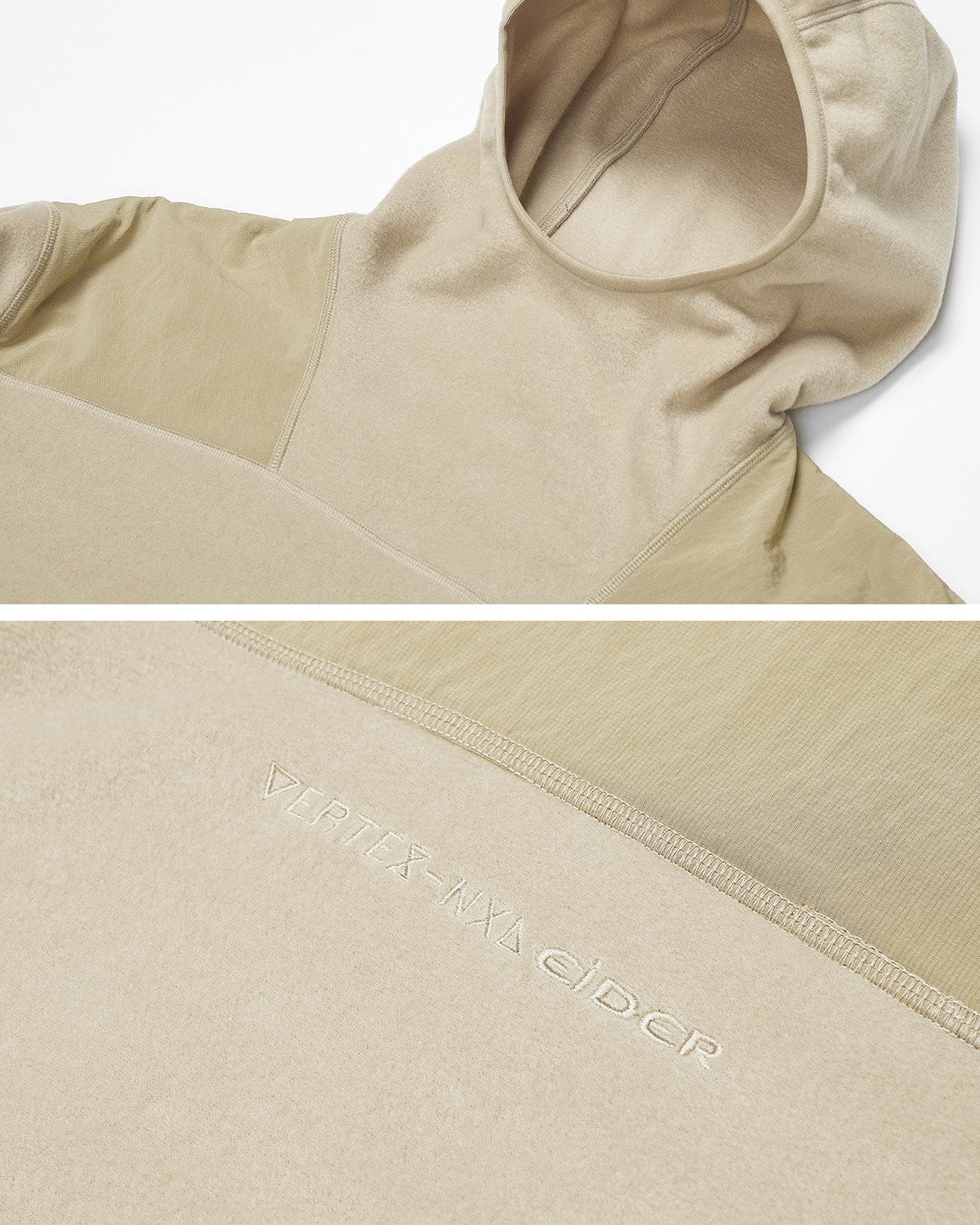 VERT FLEECE (VTX X EIDER) HOODIE BEIGE