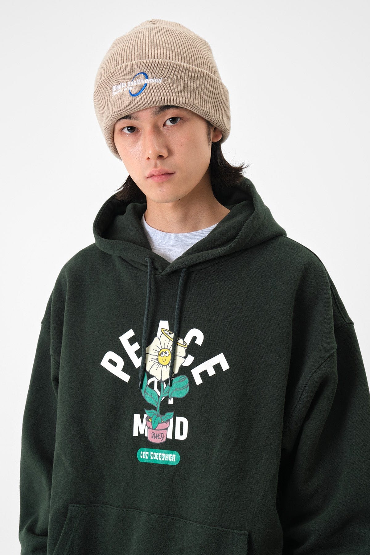 VERT FLOWER HOODIE DEEP GREEN