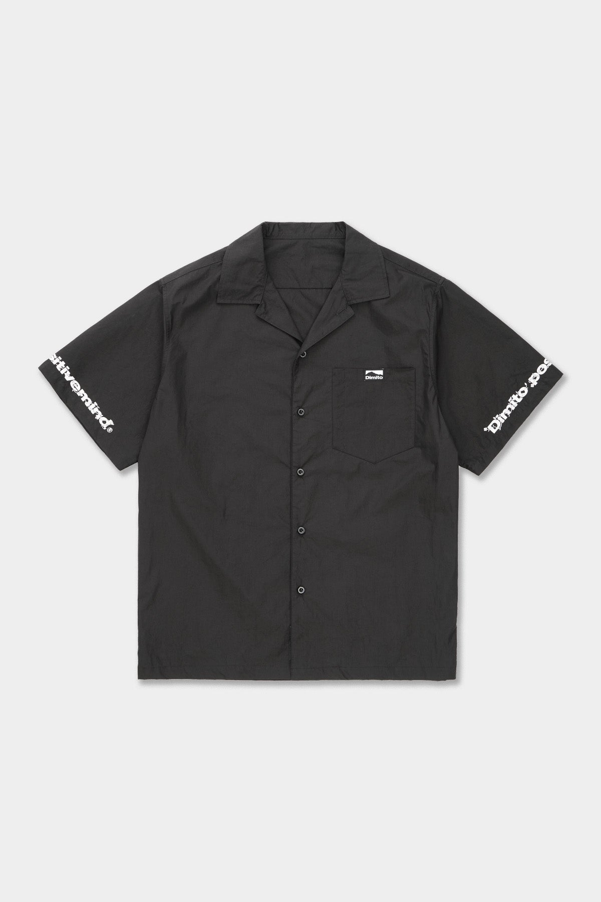 VERT FLOWER S/S SHIRT BLACK