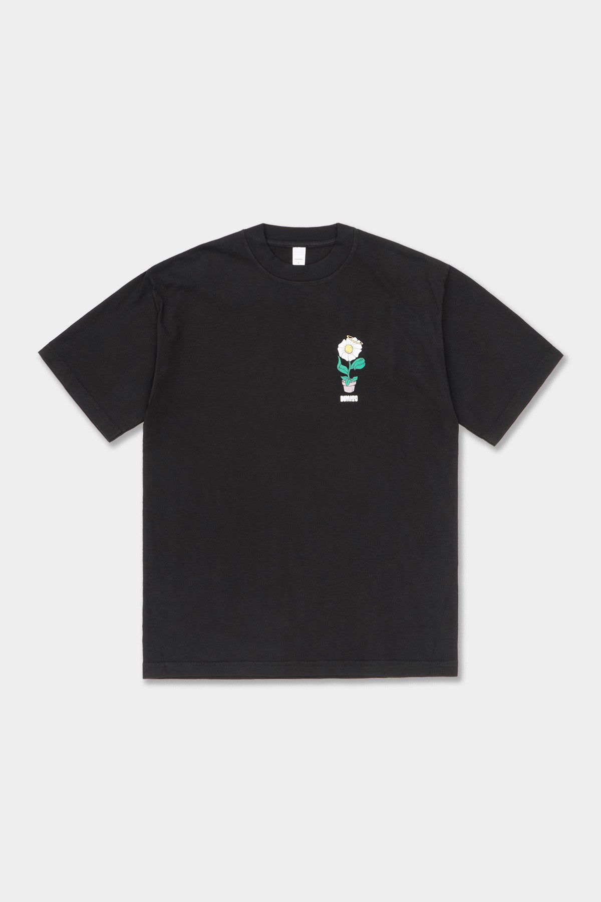 VERT FLOWER SSV GD 6.5OZ TEE BLACK