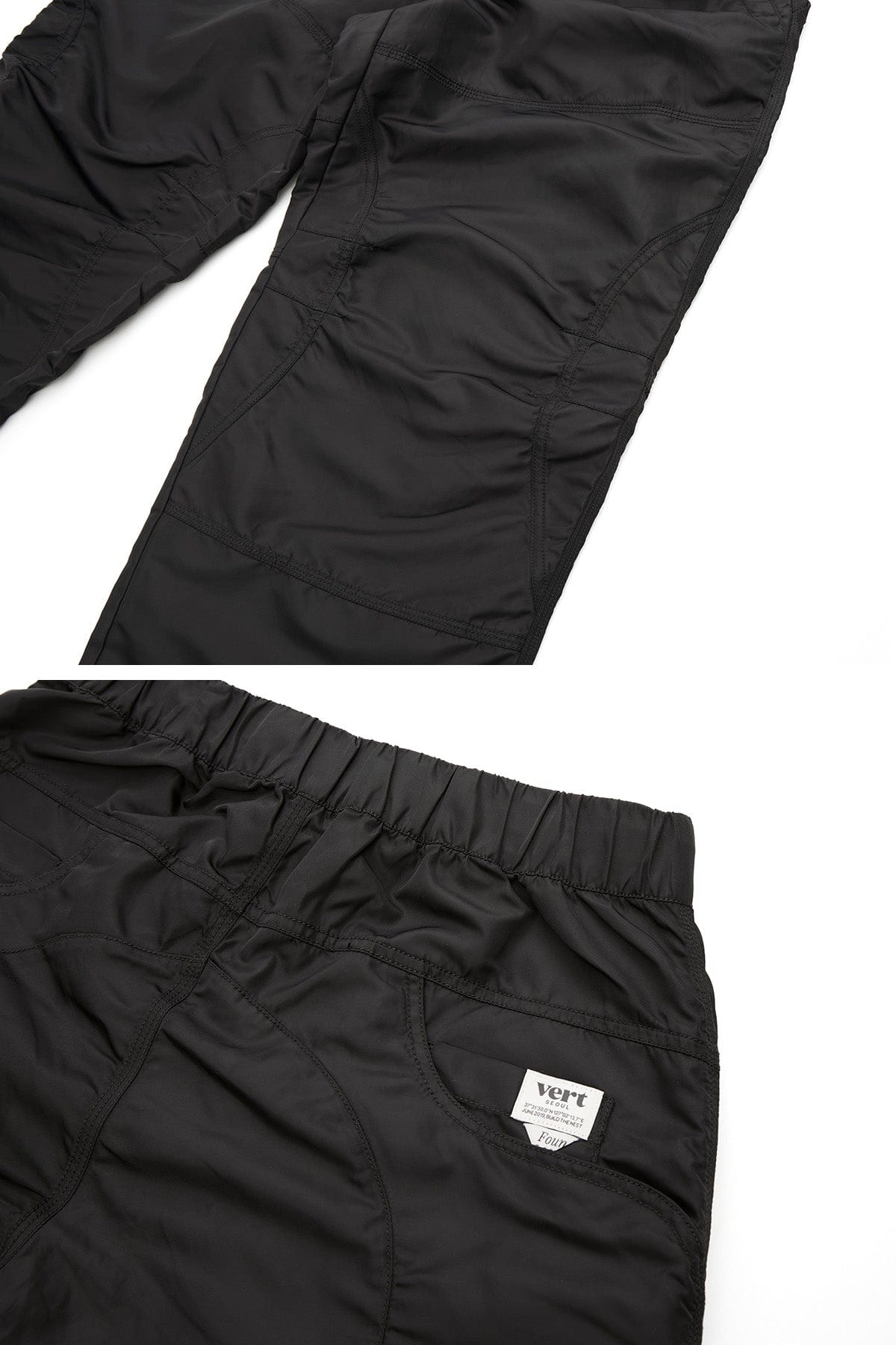 VERT FOUND MULTI POCKET PANTS BLACK