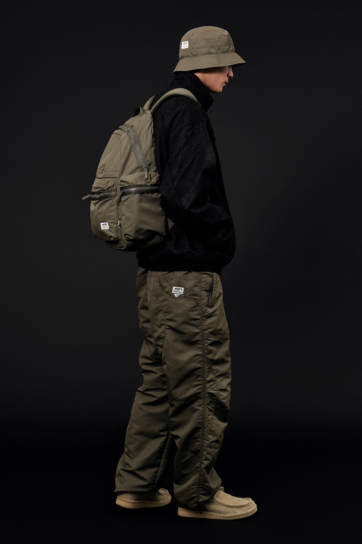 VERT FOUND MULTI POCKET PANTS KHAKI