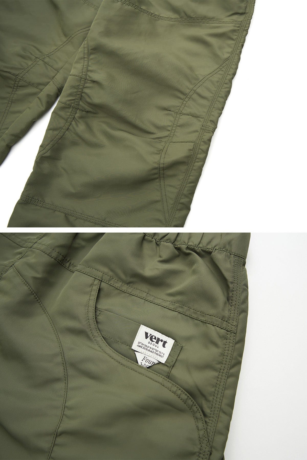 VERT FOUND MULTI POCKET PANTS KHAKI