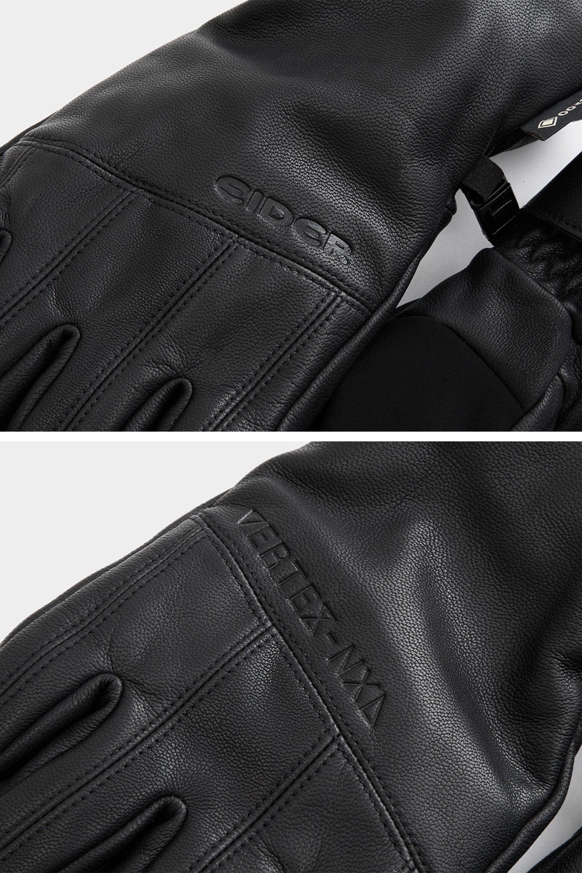 VERT GORE-TEX LEATHER GLOVES BLACK