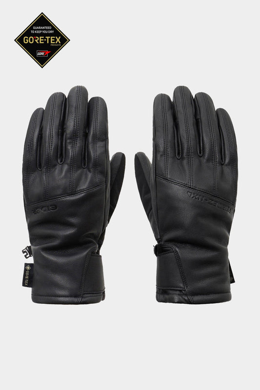 VERT GORE-TEX LEATHER GLOVES BLACK