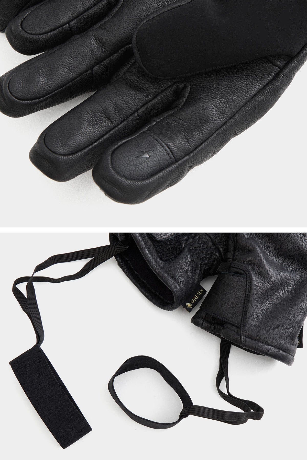 VERT GORE-TEX LEATHER GLOVES BLACK