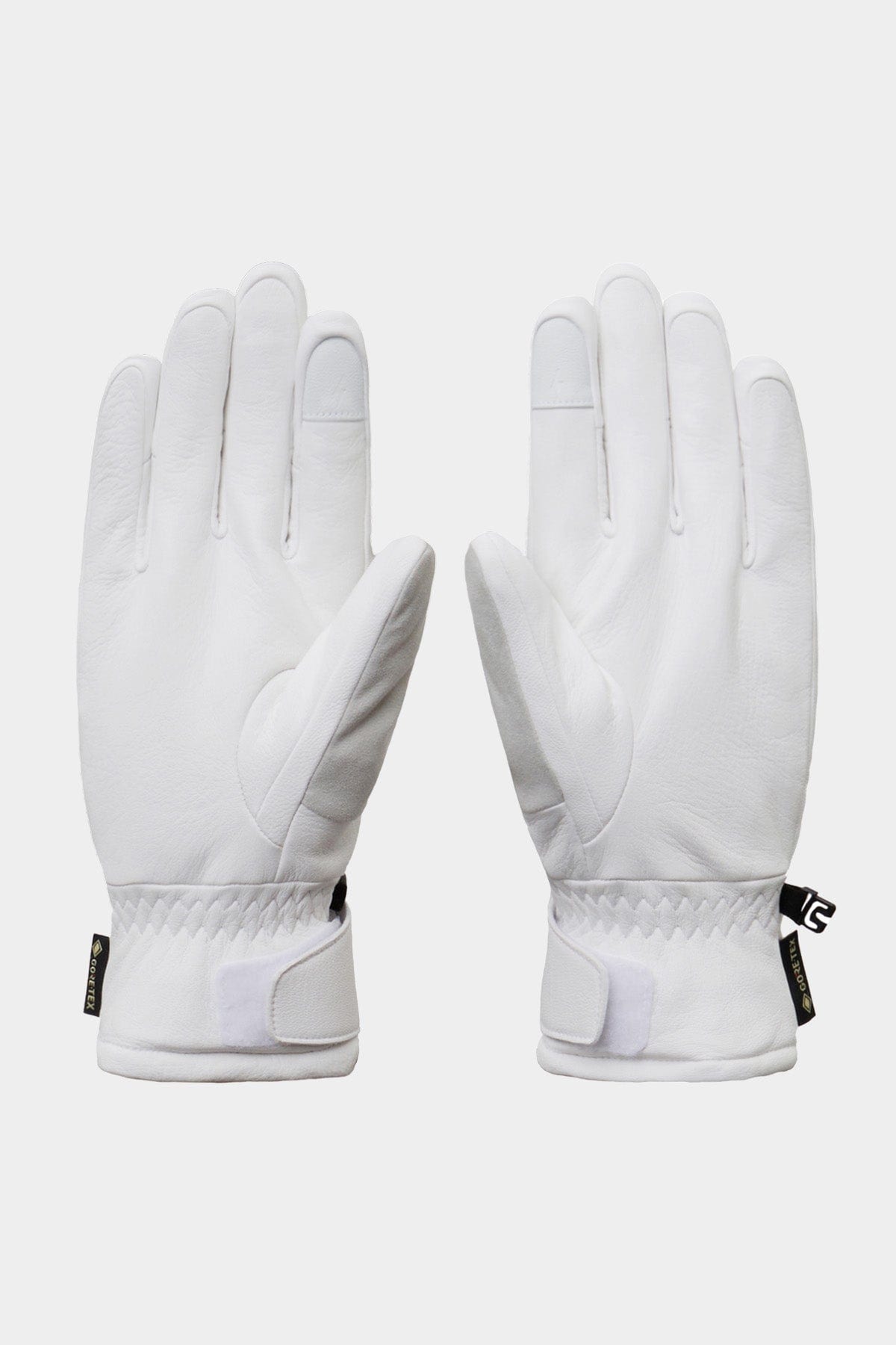 VERT GORE-TEX LEATHER GLOVES WHITE