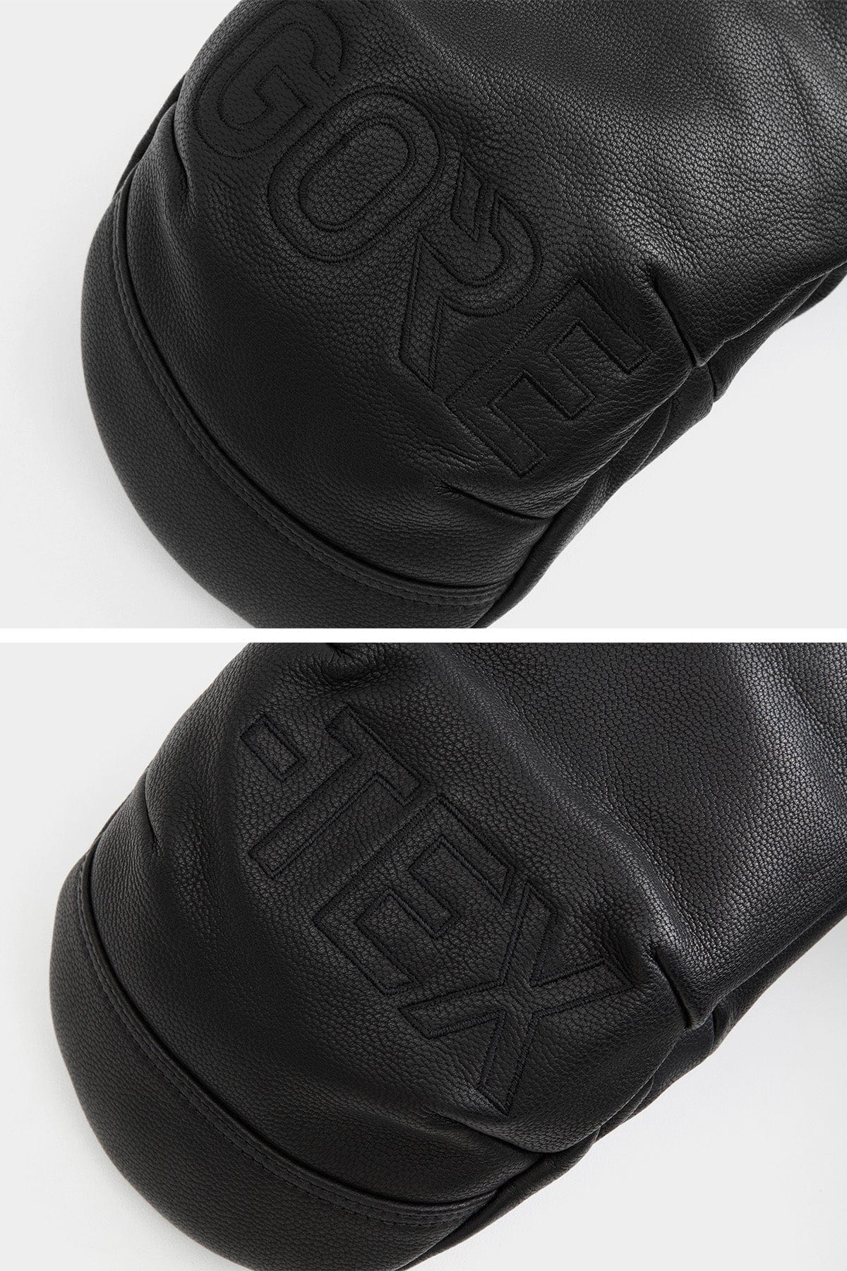 VERT GORE-TEX LEATHER MITTEN BLACK