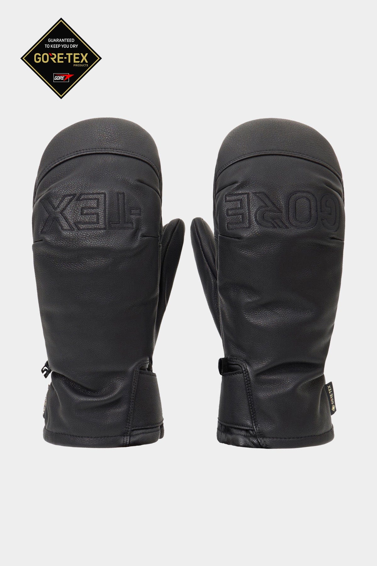 VERT GORE-TEX LEATHER MITTEN BLACK