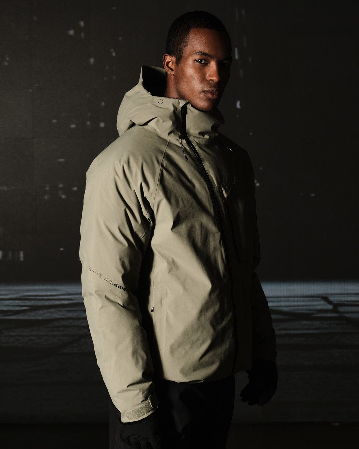 VERT GORE-TEX (VTX X EIDER) 2L DOWN JACKET OLIVE GREY