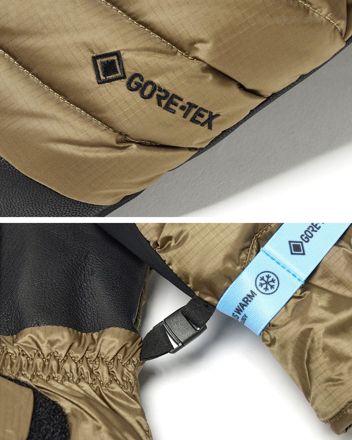 VERT GORE-TEX (VTX X EIDER) DOWN MITTEN GOLD BROWN