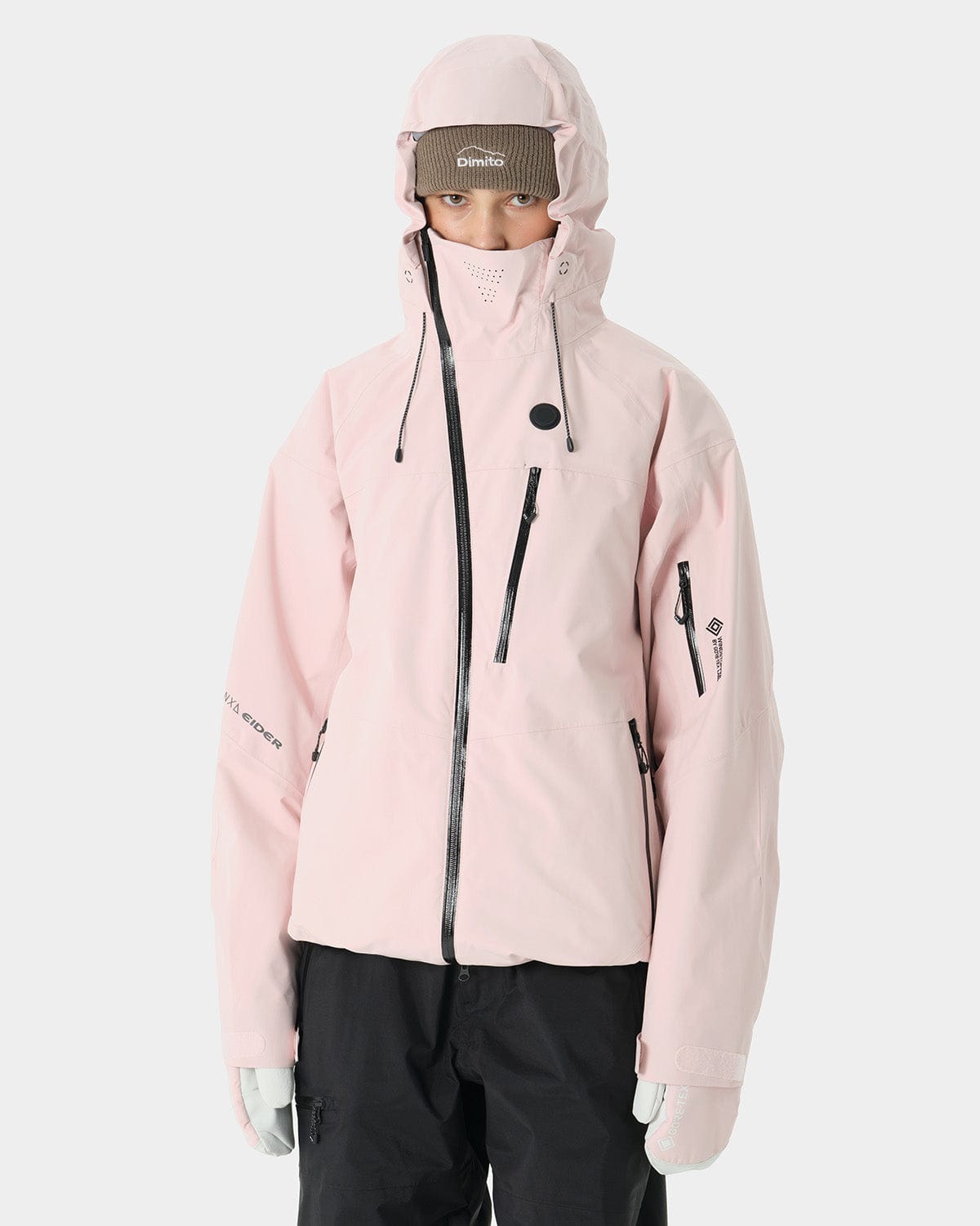 VERT GORE-TEX (VTX X EIDER) ZIP VENT MITTEN LIGHT PINK