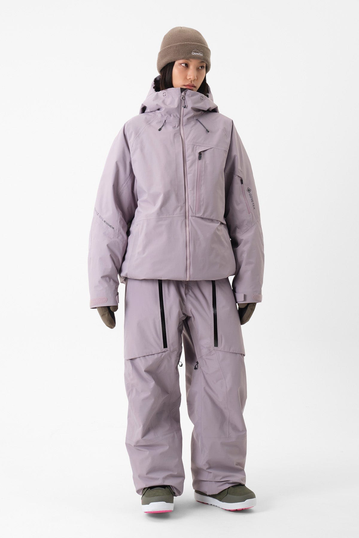 VERT GTX 2L DOWN JACKET LILAC GREY