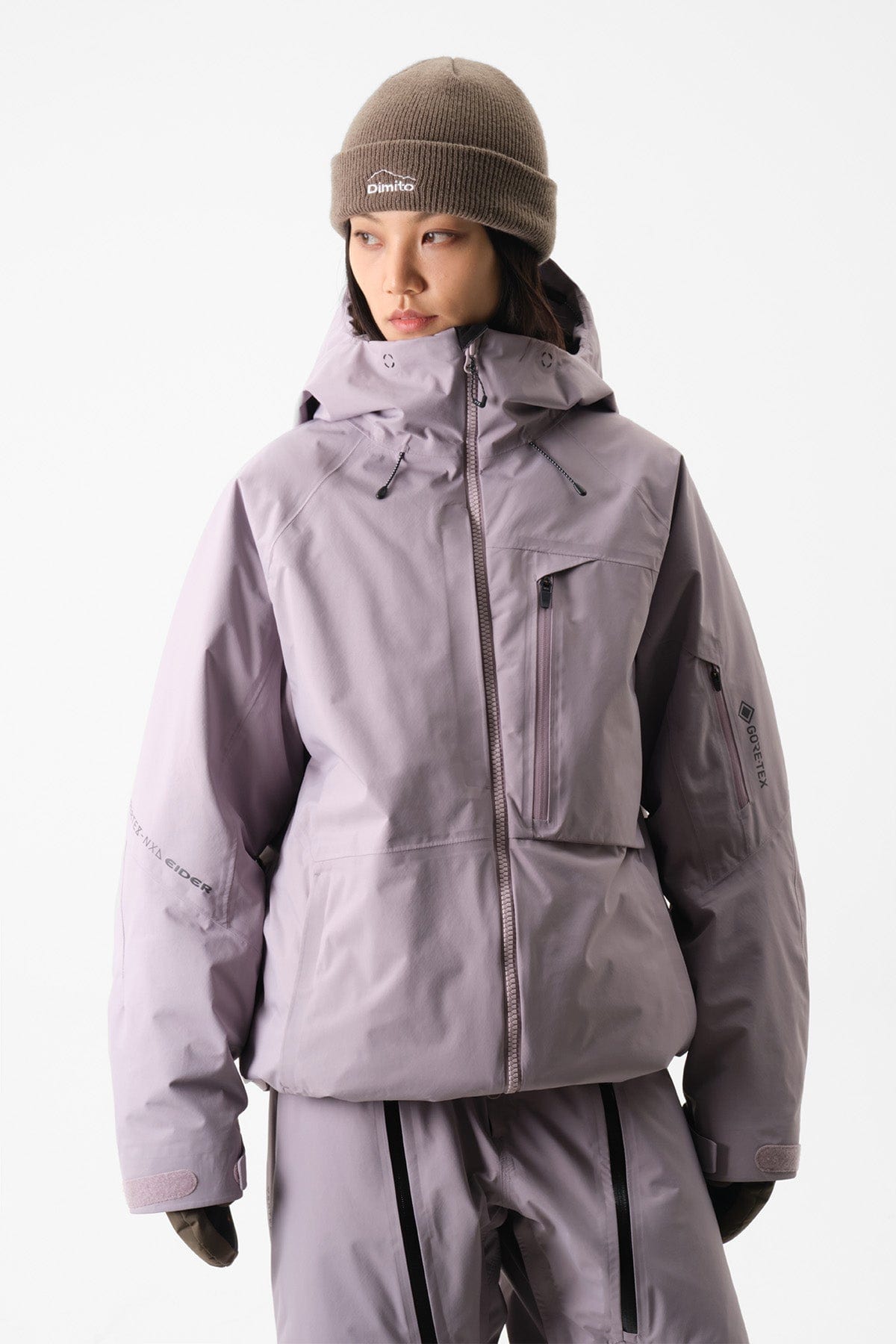 VERT GTX 2L DOWN JACKET LILAC GREY