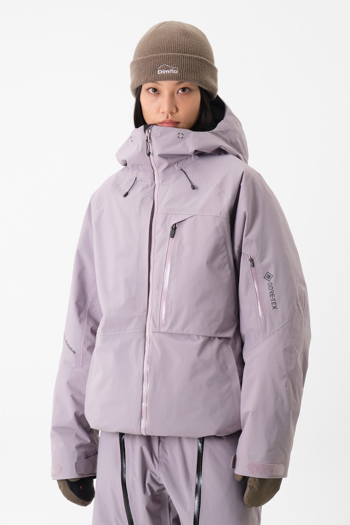 VERT GTX 2L DOWN JACKET LILAC GREY