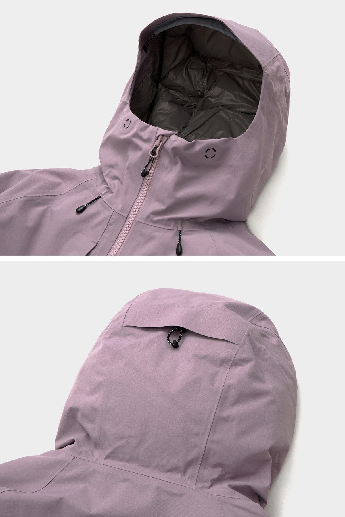 VERT GTX 2L DOWN JACKET LILAC GREY