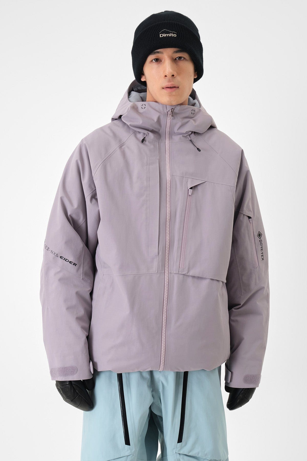 VERT GTX 2L DOWN JACKET LILAC GREY