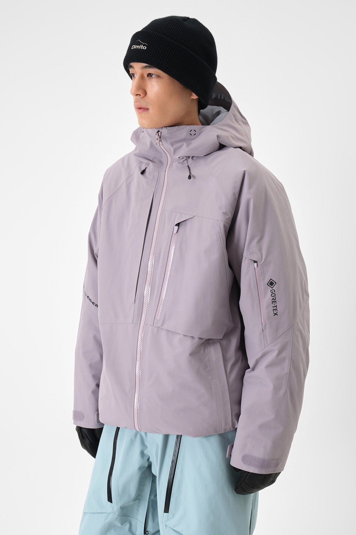 VERT GTX 2L DOWN JACKET LILAC GREY