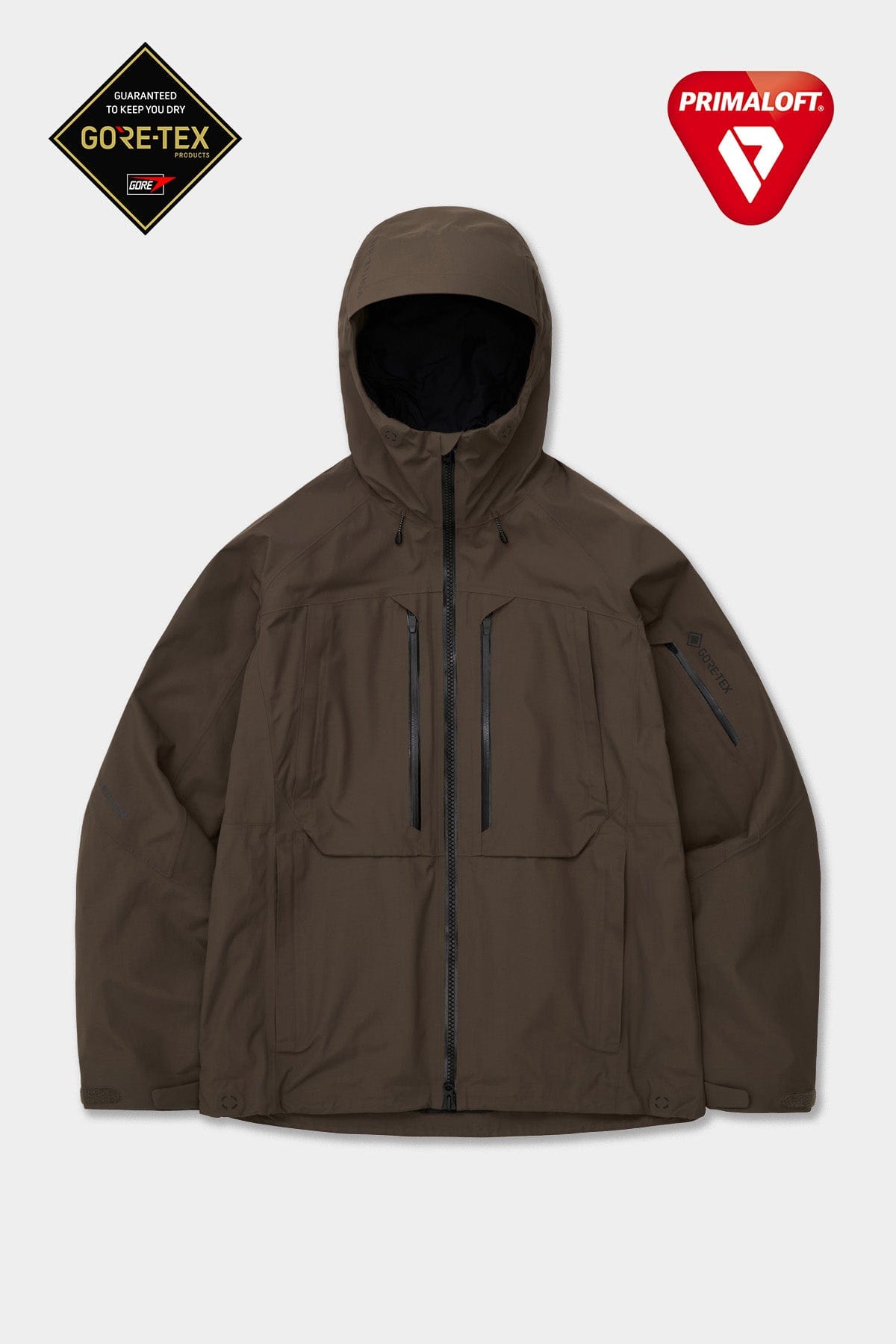 VERT GTX 2L JACKET DARK BROWN