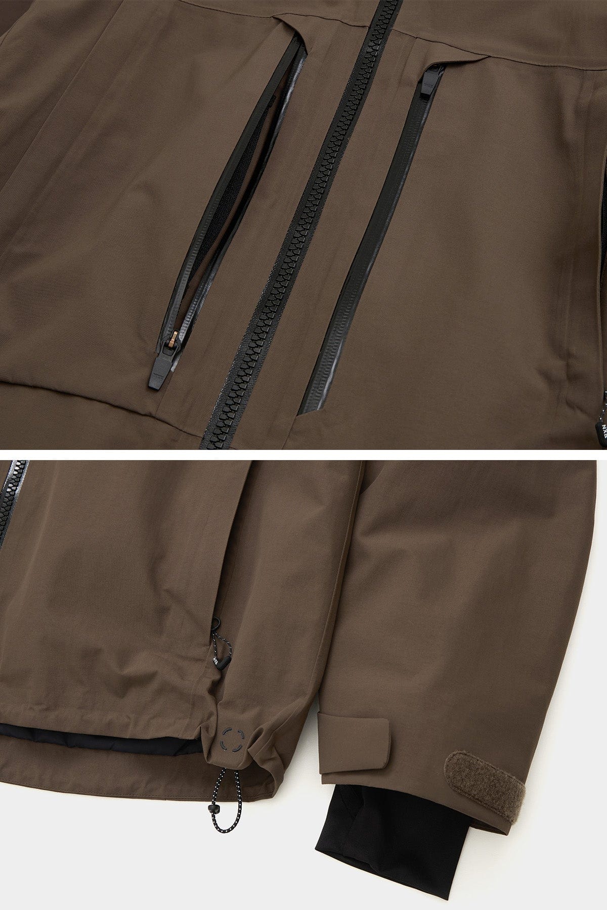 VERT GTX 2L JACKET DARK BROWN