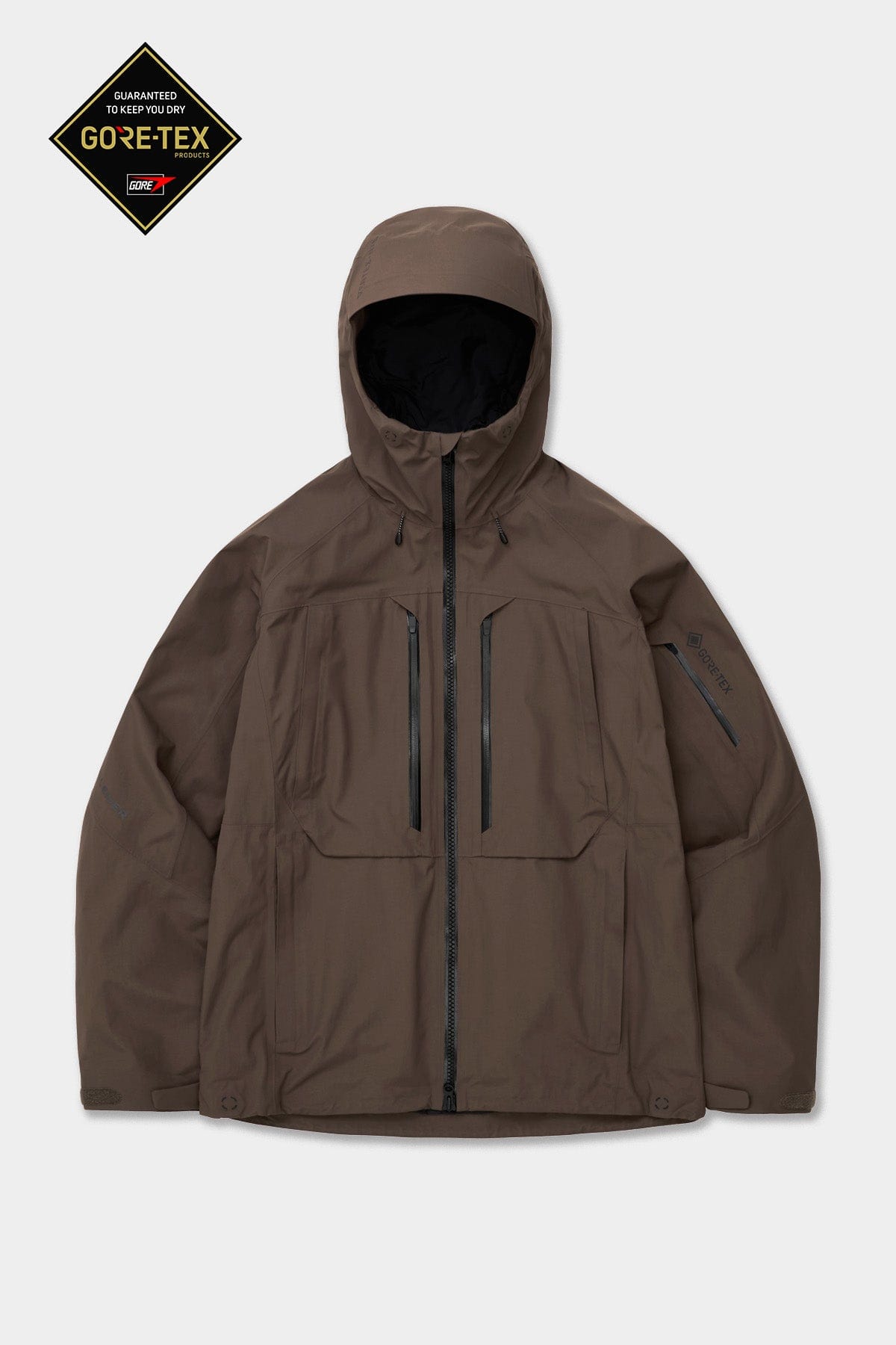 VERT GTX 2L JACKET DARK BROWN