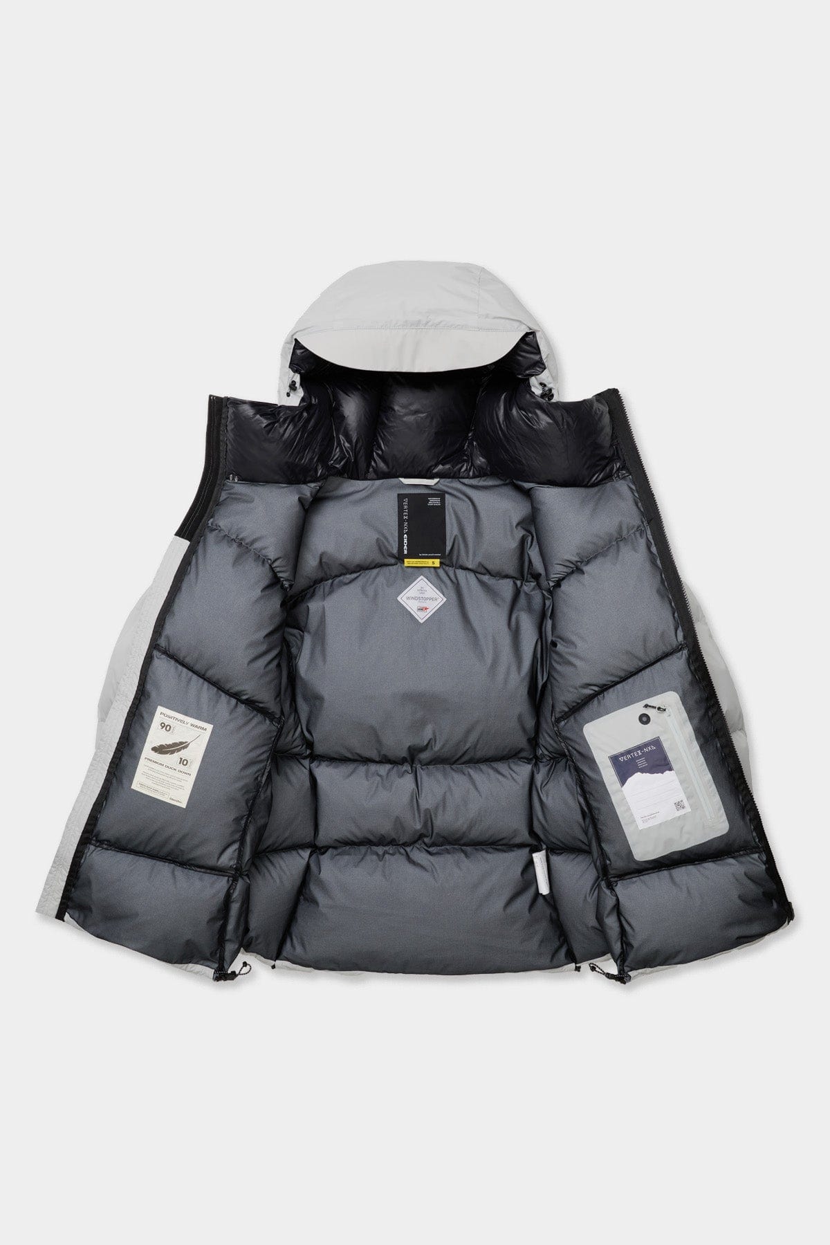 VERT GTX AIRFLY DOWN JACKET MIST GREY