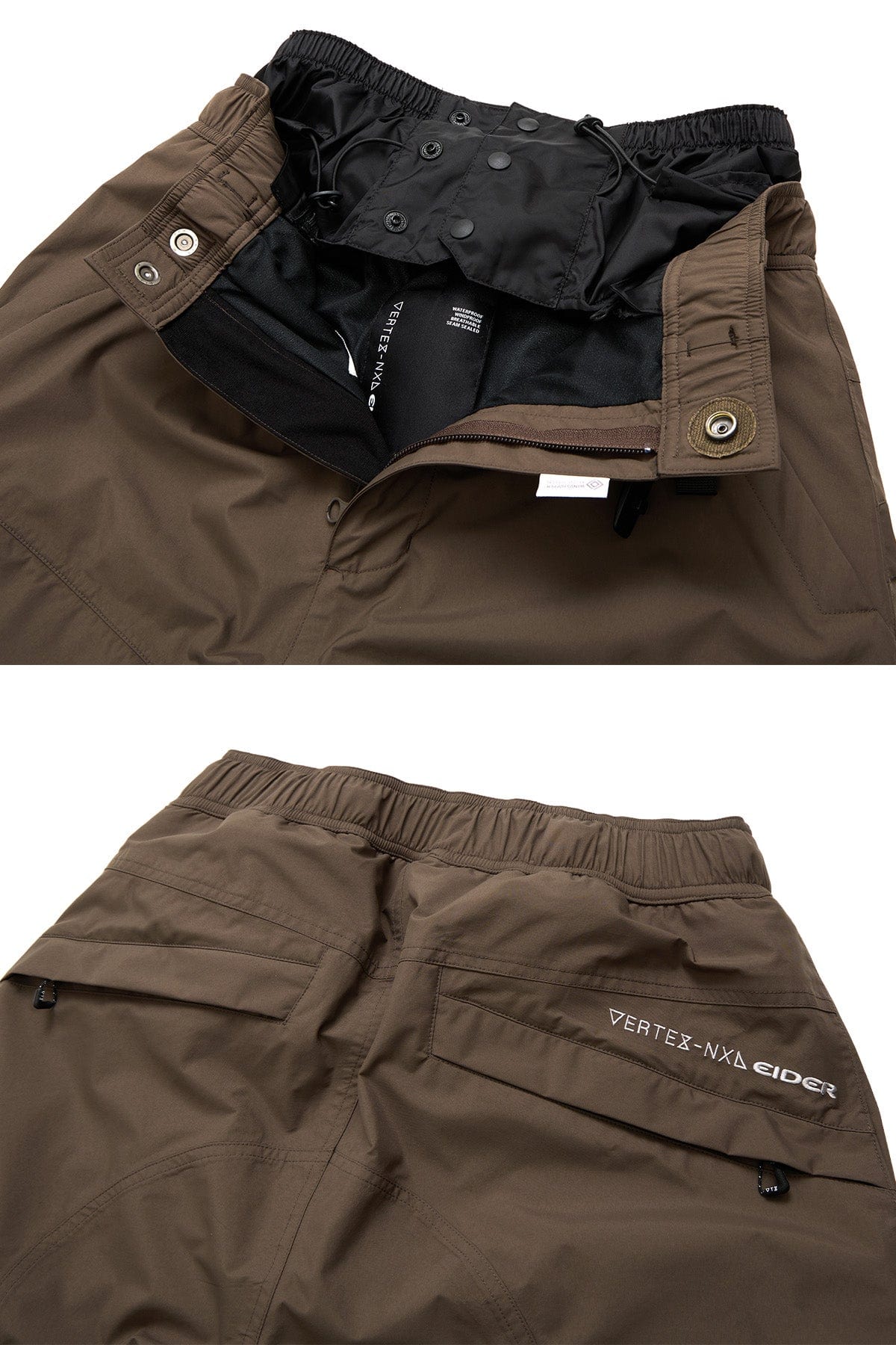 VERT GTX BANDED PANTS DARK BROWN (Wide fit)