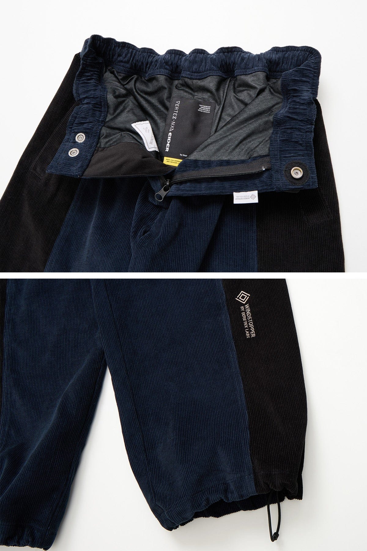 VERT GTX LINE CORDUROY PANTS NAVY (Wide fit)