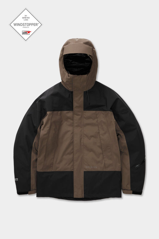 VERT GTX MOUNTAIN 3WAY PARKA DARK BROWN