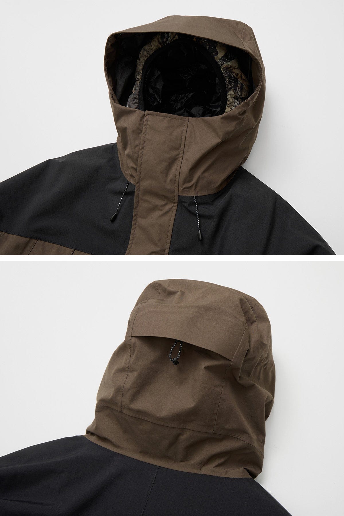 VERT GTX MOUNTAIN 3WAY PARKA DARK BROWN