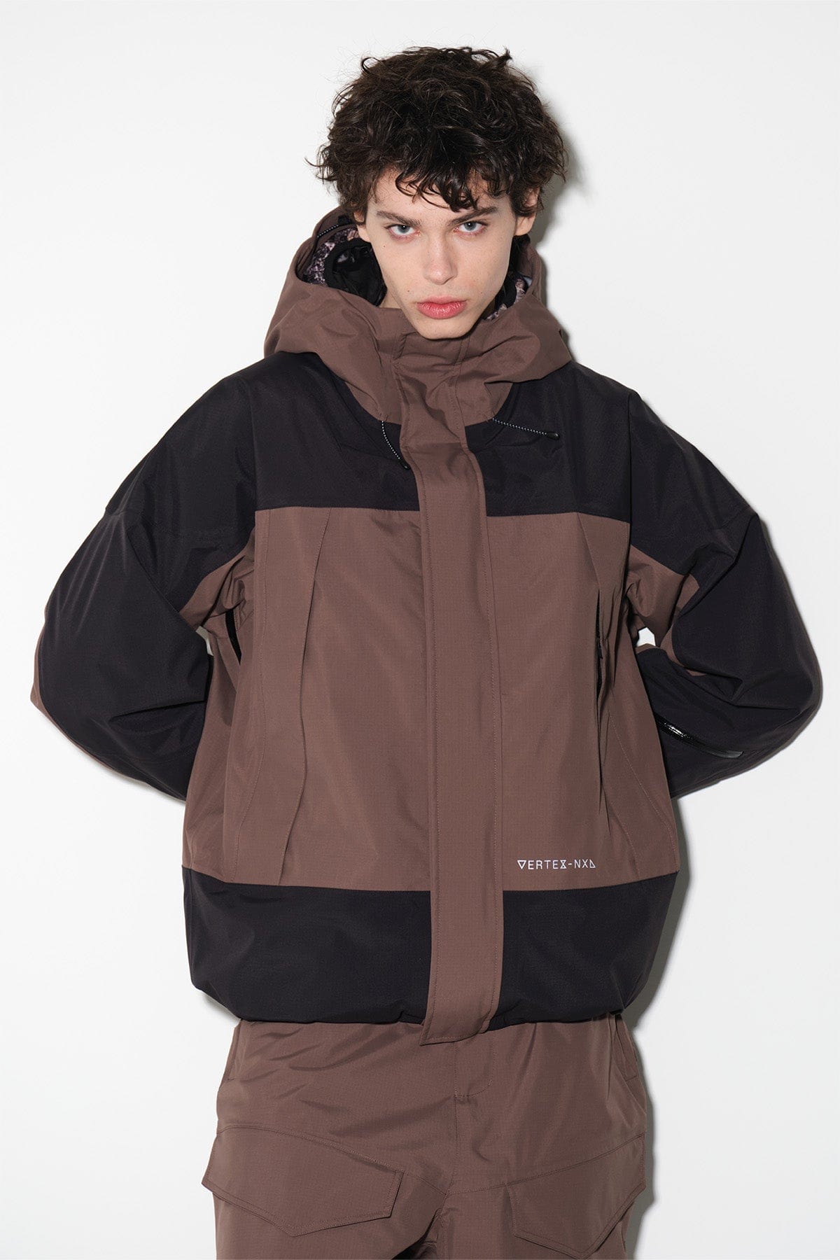 VERT GTX MOUNTAIN 3WAY PARKA DARK BROWN