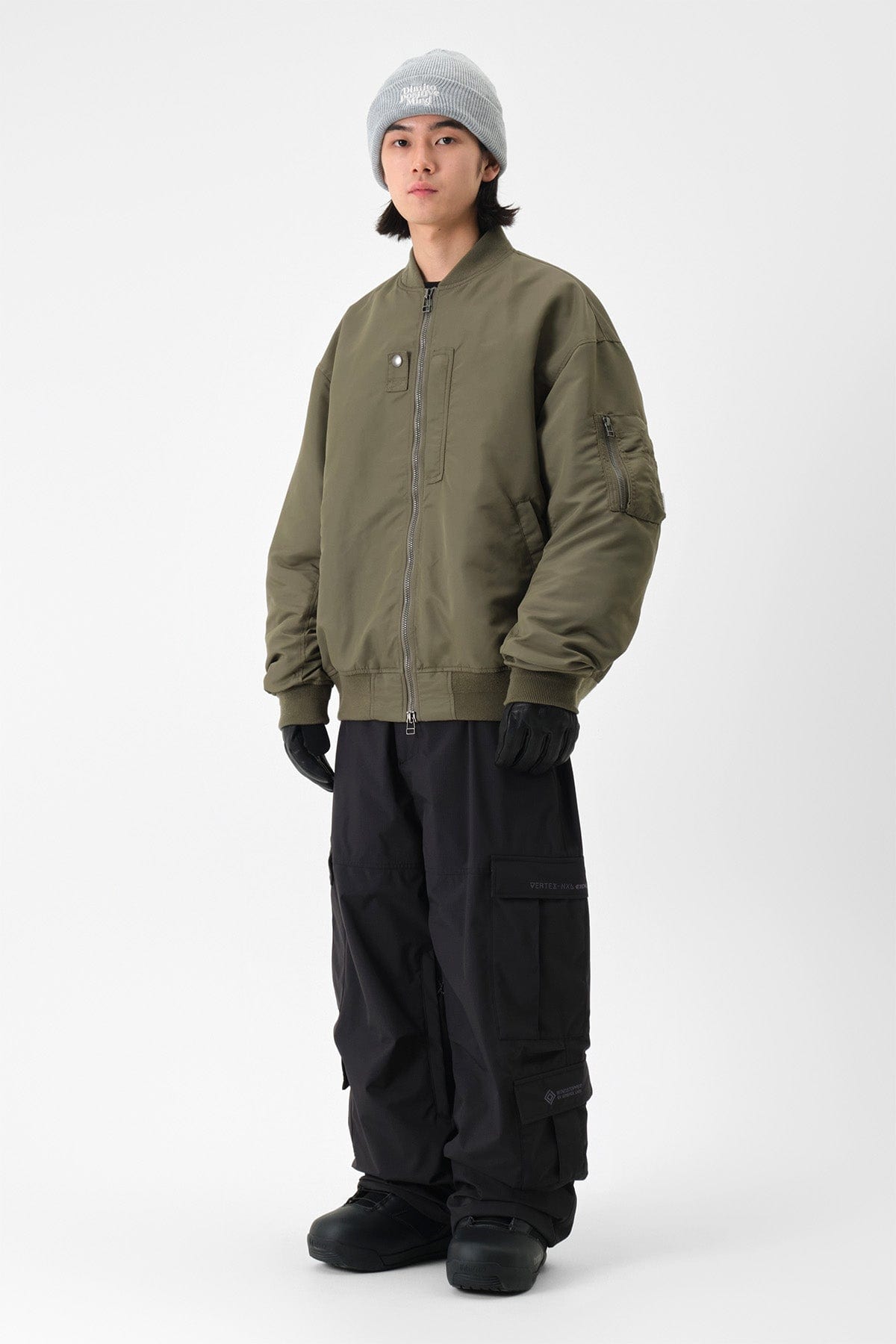 VERT GTX MULTI CARGO PANTS BLACK (Semi wide fit)