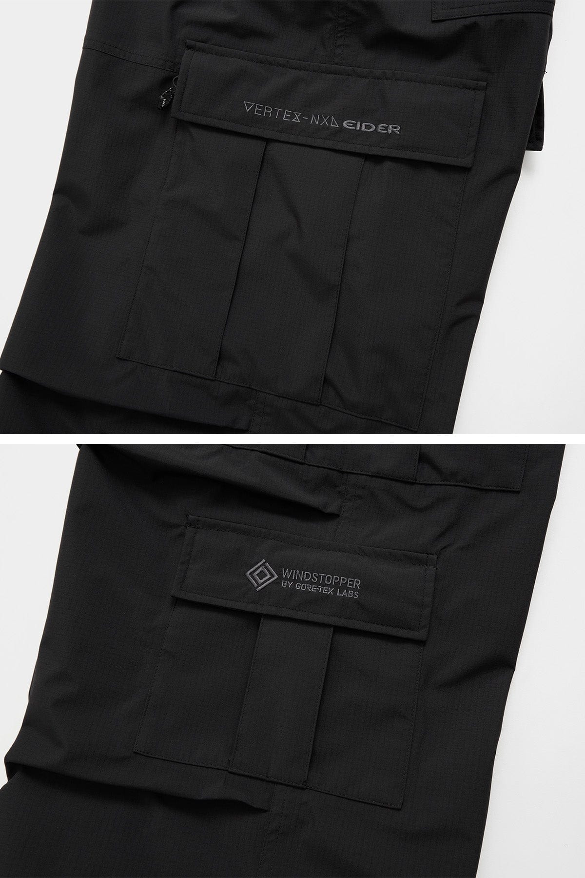 VERT GTX MULTI CARGO PANTS BLACK (Semi wide fit)