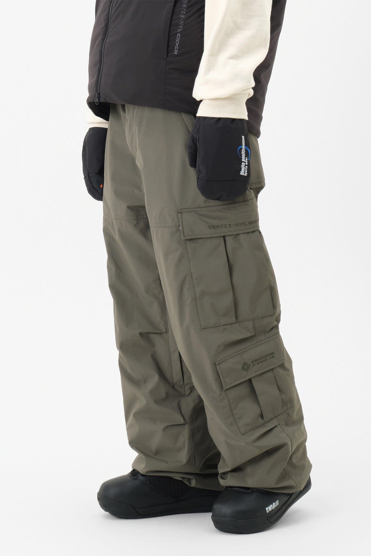 VERT GTX MULTI CARGO PANTS DARK OLIVE (Semi wide fit)